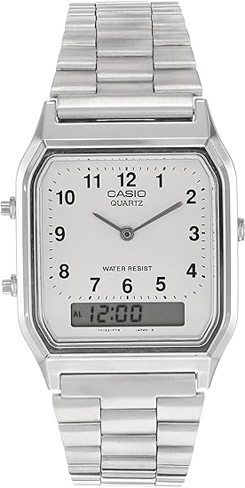 Casio Collection Unisex Adults Watch AQ-230A - Silver Like New
