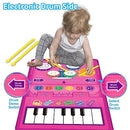 1 2 3 Year Old Girl Birthday Gift Toys, 2 in 1 Musical Toys FLYART-2-1TOY PINK - Like New
