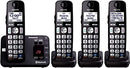 Panasonic 4 Handset Link2Cell Bluetooth Cordless Phone KX-TG454SK - BLACK - Brand New