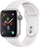 Apple Watch 4 GPS 40mm Silver Aluminum Case with White Sport MU642LL/A - Like New