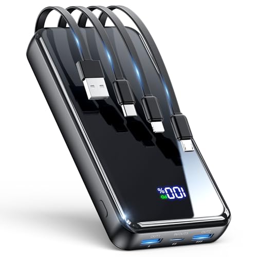 ENIRYO PORTABLE CHARGER 42800MAH POWER BANK BUILT-IN CABLE JM4-PRO
