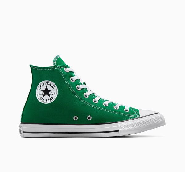 CONVERSE Chuck Taylor All Star Canvas -UNISEX HIGH TOP -MENS SIZE 4 -GREEN/WHITE Like New