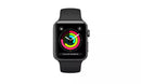 Apple Watch 3 GPS 42mm 3D215LL/A - Space Gray Aluminum Black Sport Band - Like New