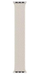 APPLE WATCH BAND BRAIDED SOLO LOOP 41MM SIZE ONE - STARLIGHT - Like New