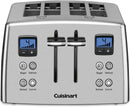 Cuisinart CPT-435P1 4-Slice Countdown Motorized Toaster, Stainless Steel - Like New