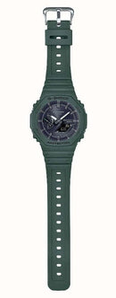 Casio Men's Bluetooth G-Shock Green Solar Power Watch Resin Strap - Black/Green - Like New