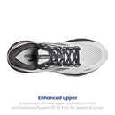 BROOKS MEN’S ADRENALINE GTS 23 SHOES - OYSTER/EBONY/ALLOY - SIZE 12/11 - Like New