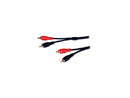 Comprehensive 2PP-2PP-6ST 6 ft. Stereo Gold RCA Audio Cable Male to Male