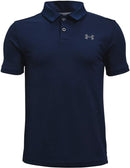 1364425 Under Armour Boy's Performance Polo Academy/Gray YXL - Brand New