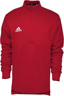 FT3320 Adidas Team Issue 1/4 Zip Sweatshirt Red/White 2XL - Like New