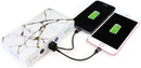 HALO Bolt Compact Portable Car Jump Starter with 2 USB Ports - GOLD MARBLE - Like New