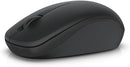Dell Wireless Computer Mouse Long Life Battery Comfortable Design WM126 - Black - Like New