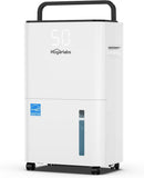 HOGARLABS 3500 Sq Ft 50 Pint Dehumidifier for Home with Drain Hose PD11C - WHITE - Like New
