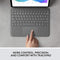 Logitech Folio Keyboard Case Trackpad Smart iPad Pro 11" 920-009743 – Gray Like New
