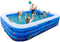 FUNAVO Inflatable Swimming Pools 100" X71" X22" Family Swimming - Scratch & Dent