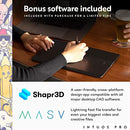 Wacom Intuos Pro Digital Graphic Drawing Tablet Mac or MS Medium HKXC2VC/A - Brand New