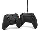 Xbox Core Wireless Gaming Controller + USB-C Cable 1V8-00016 – Carbon Black Like New