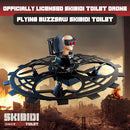 FORCE1 SKIBIDI TOILET TOY RC DRONE, FLYING BUZZSAW DRONES, 1080P CAMERA - BLACK - Brand New