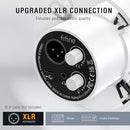 FIFINE STUDIO XLR DYNAMIC MICROPHONE USB PC PODCAST MICROPHONE XLR/USB - WHITE - Like New