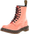 30713695 Dr. Martens Women's 1460 Patent Lamper 8 Eye Boot Fashion CORAL 11 Like New
