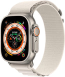 Apple Watch Band Alpine Loop band 49mm M MQE63AM/A - Starlight - Like New