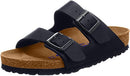 0752483 BIRKENSTOCK BOSTON CLOGS UNISEX BLACK OILED LEATHER SIZE 7 - Like New