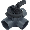 Pentair 263028 Three Port Diverter Valve with 2" PVC Pipe - Grey - Like New