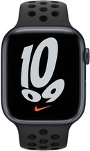 Apple Watch Nike Series 7 GPS 45MM - Midnight Alum Case Anthracite/Black Band - Like New