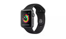 Apple Watch 3 GPS 42mm 3D215LL/A - Space Gray Aluminum Black Sport Band - Like New
