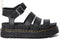 23806001 Dr Martens Vegan Blaire Gladiator Sandals WOMAN BLACK FELIX RUB OFF 6 New