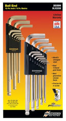 BONDHUS BALL END L-WRENCH DOUBLEPK W/BRITEGUARD & GOLDGUARD FINISH 20399 - Like New