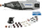Dremel 8220-1/28 12-Volt Max Cordless Rotary Tool Kit- Engraver Sander - Gray Like New
