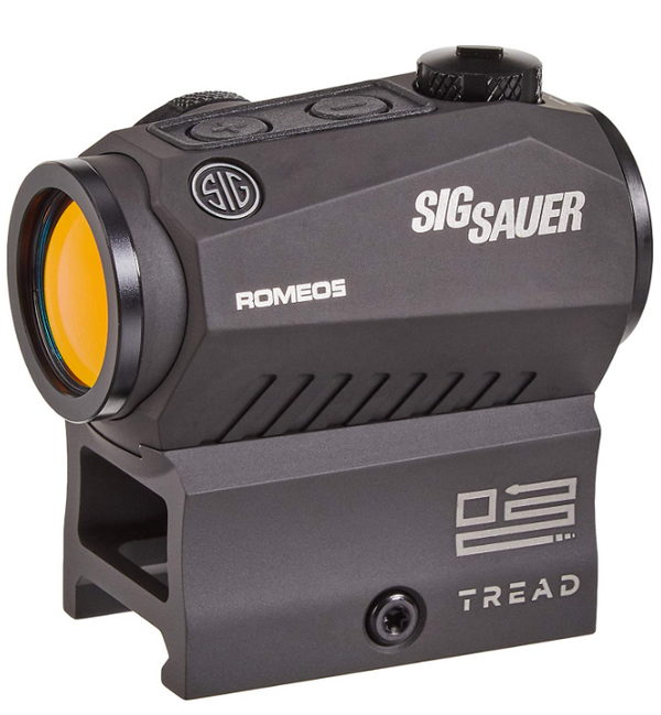 Sig Sauer ROMEO5 TREAD Red Dot Sight 1x20mm 2 MOA Black SOR52010 Like New