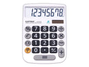 Adesso 8 DIGITS BASIC CALCULATOR (WHITE)