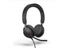 Jabra Evolve2 40 UC Wired Headphones, USB-A, Stereo, Black - Telework