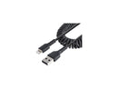 StarTech 50cm (20in) USB to Lightning Cable, MFi Certified, Coiled iPhone