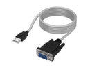 SABRENT 6-FT USB to RS-232 DB9 Serial 9 pin Adapter (Prolific PL2303) SBT-USC6K