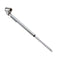 TruckSpec(R) Dual Foot Tire Pressure Gauge Pen for Truck and Auto Pressure 10-120 PSI Monitor Tool with Clip JL-5007A