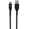 Scipio 10ft Kevlar USB-C(R) to USB-A Braided Cable STUSBAC10 - Type C to A Charger Cable Black