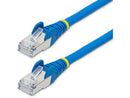 StarTech 7ft CAT6a Snagless S/FTP Ethernet Cable Blue NLBL7FCAT6APATCH