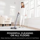 SHARK IX141 H ROCKET PET PRO TRUEPET DUOCLEAN CORDLESS STICK VACUUM - PURPLE - Like New