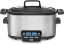 Cuisinart 6 Quart 3-in-1 Cook Central Multicooker - STAINLESS STEEL - Like New