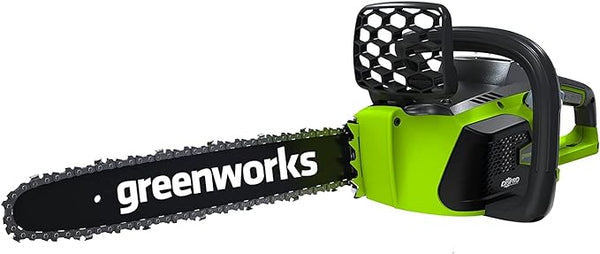 Greenworks 40V 16" Brushless Cordless Chainsaw Tool Only 20322 - Green Like New