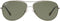 Ray-Ban RB3293 Metal Aviator 63mm Polarized Sunglasses Gunmetal/Polarized Green Like New