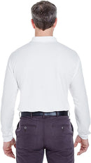 Ultraclub 8405LS Men Long Sleeve Performance Polo - Brand New