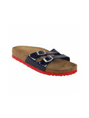 0344273 Birkenstock Women's Ibiza Birko-Flor Sandals - DRESS BLUE - 11 - Like New