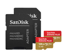 SanDisk Extreme Plus 128GB microSD Card 2-Pack SDSQXBZ-128G-ACDMC - Red/Yellow - Like New