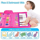 1 2 3 Year Old Girl Birthday Gift Toys, 2 in 1 Musical Toys FLYART-2-1TOY PINK - Like New