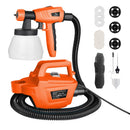 Tilswall 800W HVLP Paint Sprayer, High Power Electric Spray Gun, 3 Nozzle Sizes - Like New