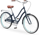Sixthreezero EVRYjourney Step-Through Hybrid Bike, 7 Speed 26" wheels - NAVY - Like New